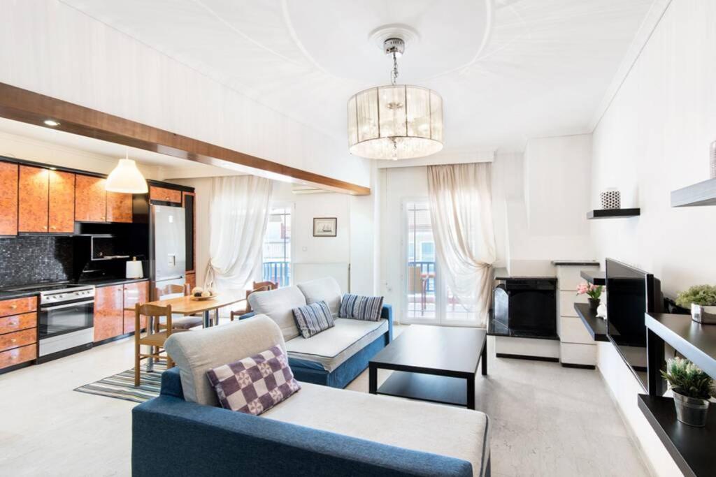 Seafront 2 Bedrooms Apartment Néa Iráklia Eksteriør bilde